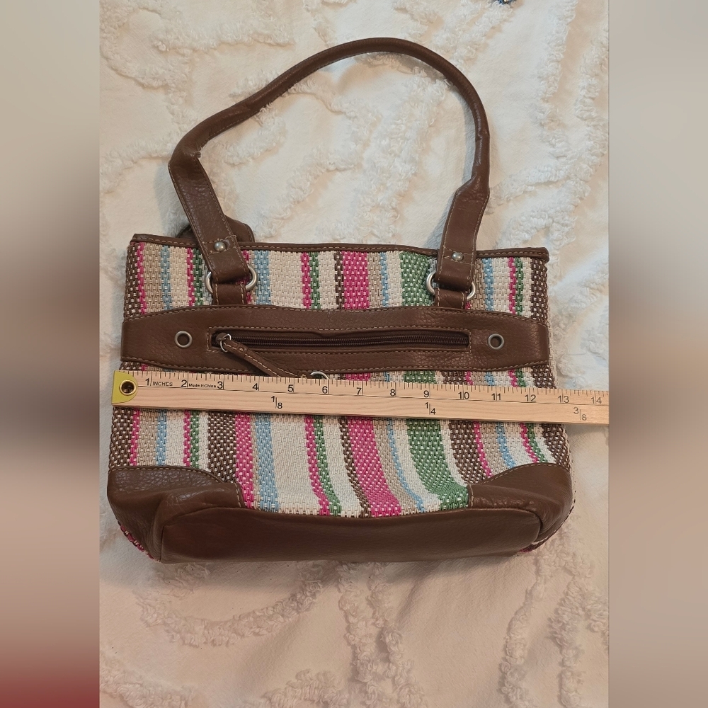 Striped Multicolor Purse (1206) - Picture 6 of 6